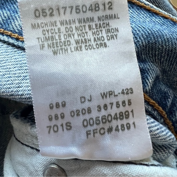 LEVI'S 560 Men's Comfort Fit 100% Cotton Denim Blue Jeans Size 38 - Picture 8 of 14